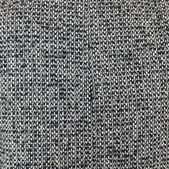 J. Crew Factory Wool Blend Tweed City Pea Coat Sz 00 Black White #246G - Picture 8 of 11